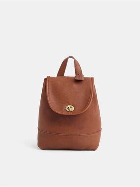 Coach Vintage Brown Leather Mini Backpack
